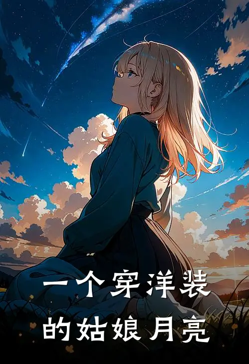 一个穿洋装的姑娘月亮