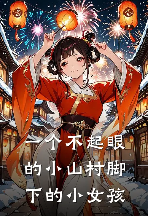 一个不起眼的小山村脚下的小女孩
