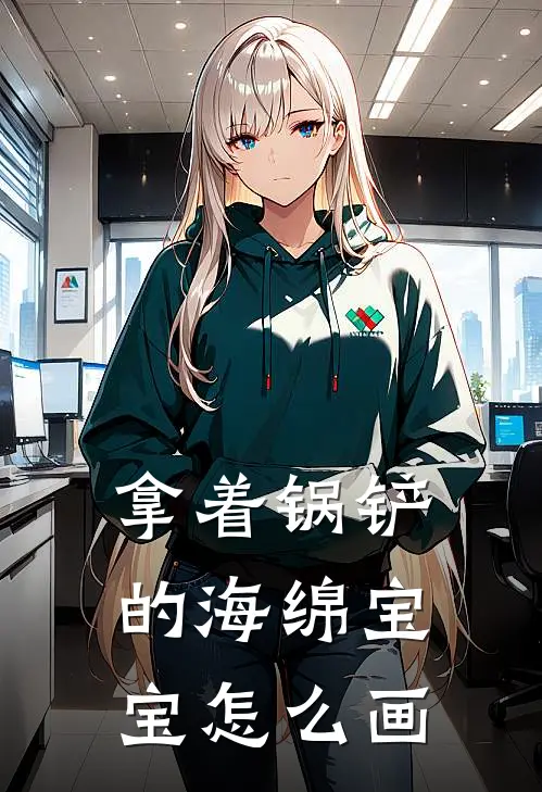拿着锅铲的海绵宝宝怎么画