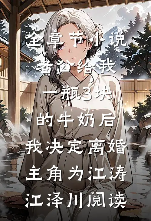 全章节小说老公给我一瓶3块的牛奶后，我决定离婚主角为江涛江泽川阅读