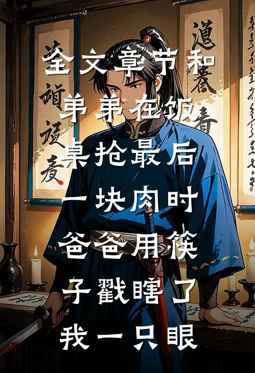 全文章节和弟弟在饭桌抢最后一块肉时，爸爸用筷子戳瞎了我一只眼