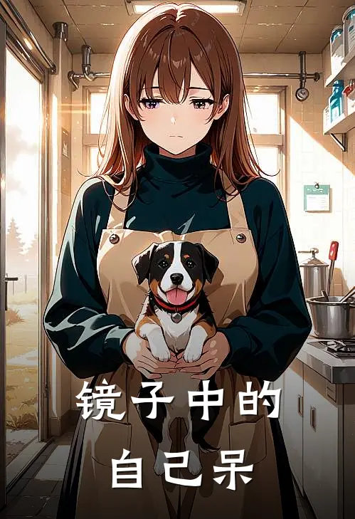 镜子中的自己呆