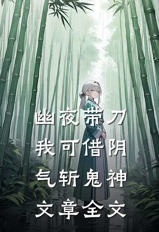幽夜带刀，我可借阴气斩鬼神文章全文