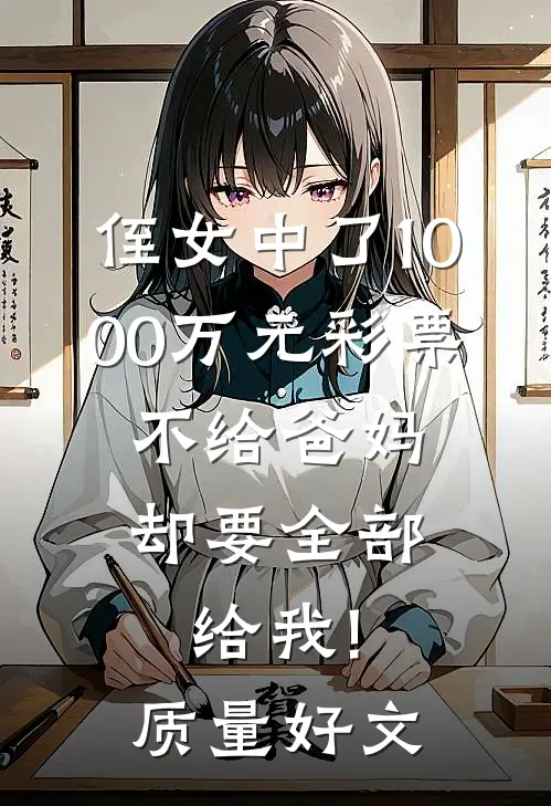 侄女中了1000万元彩票，不给爸妈却要全部给我!质量好文