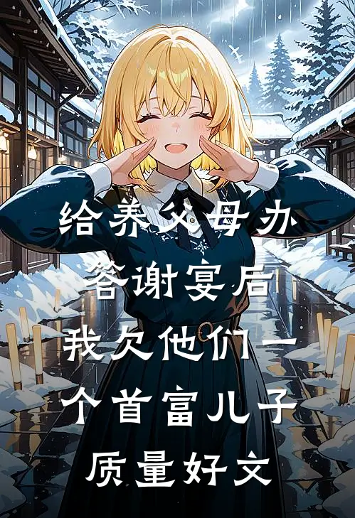给养父母办答谢宴后，我欠他们一个首富儿子质量好文