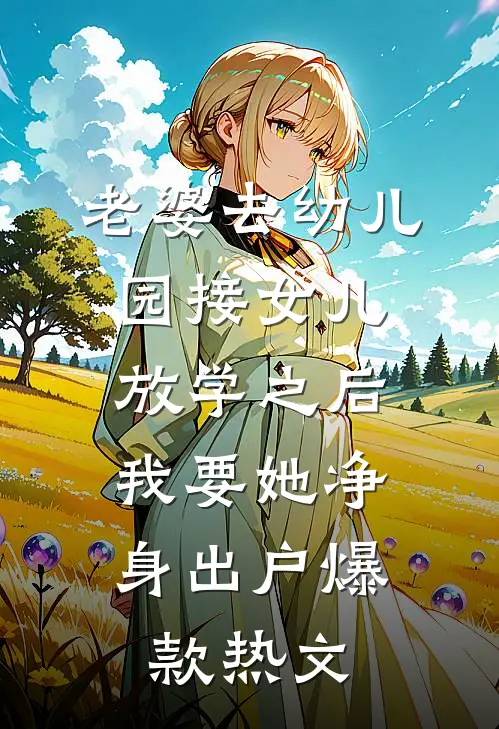 老婆去幼儿园接女儿放学之后，我要她净身出户爆款热文