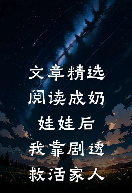 文章精选阅读成奶娃娃后，我靠剧透救活家人