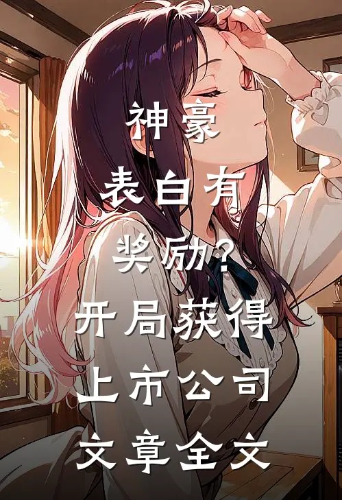 神豪：表白有奖励？开局获得上市公司文章全文