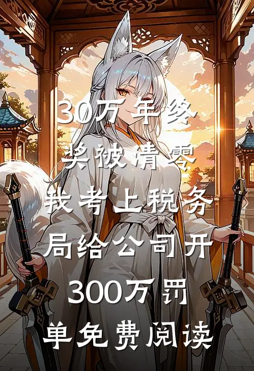 30万年终奖被清零，我考上税务局给公司开300万罚单免费阅读