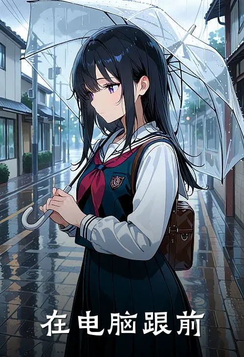 在电脑跟前
