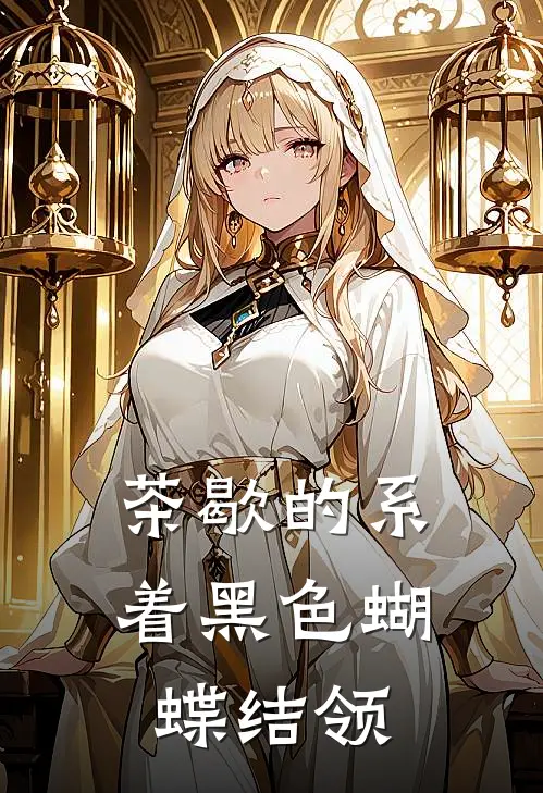茶歇的系着黑色蝴蝶结领