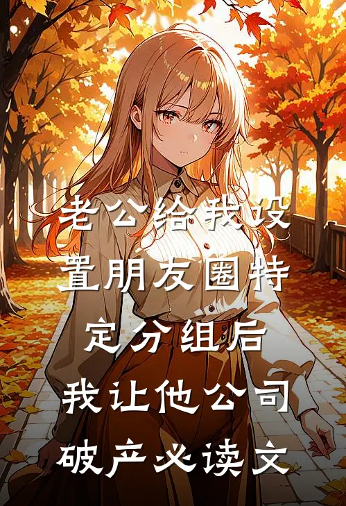 老公给我设置朋友圈特定分组后，我让他公司破产必读文
