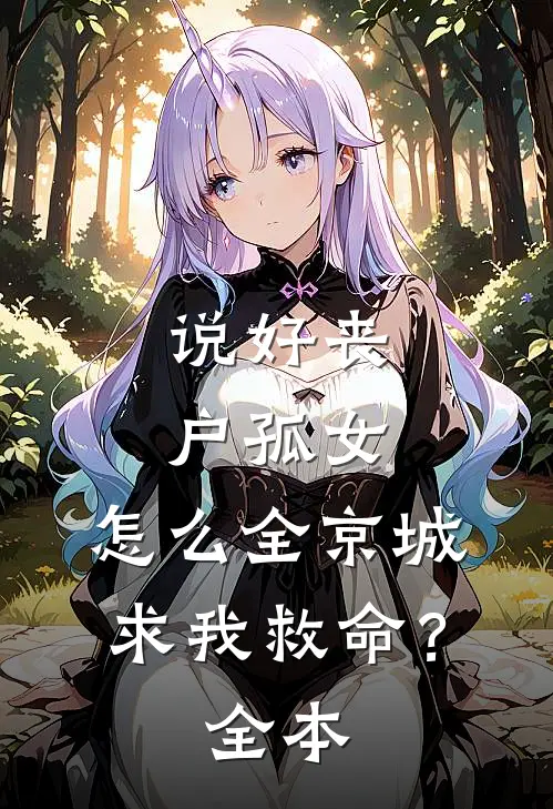 说好丧户孤女，怎么全京城求我救命？全本