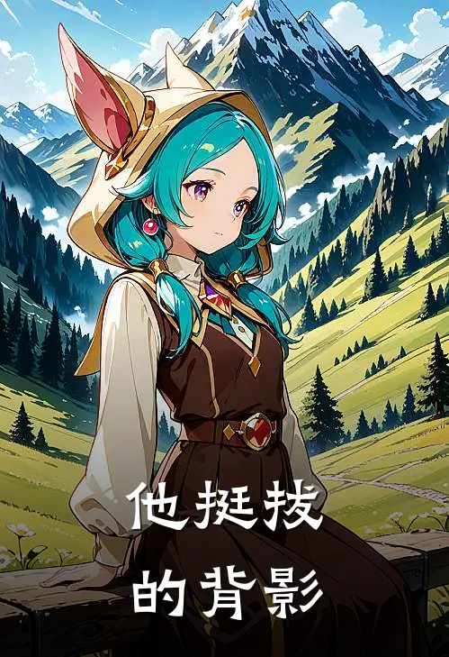 他挺拔的背影