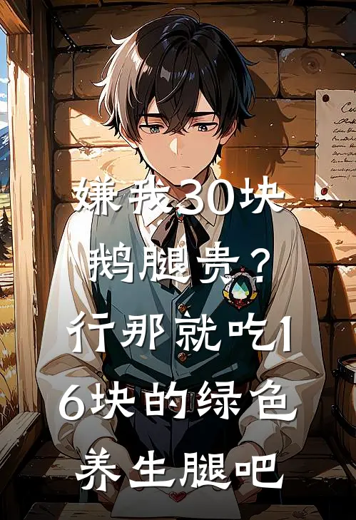 嫌我30块鹅腿贵？行，那就吃16块的绿色养生腿吧