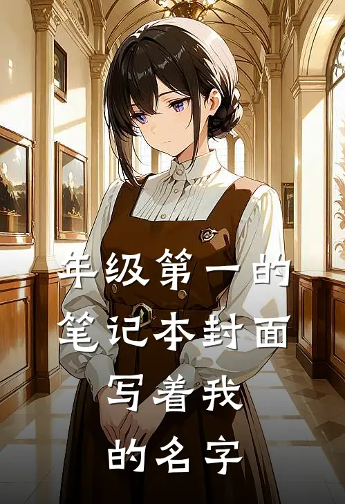 年级第一的笔记本封面，写着我的名字