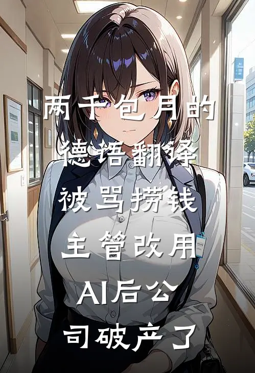两千包月的德语翻译被骂捞钱，主管改用AI后公司破产了