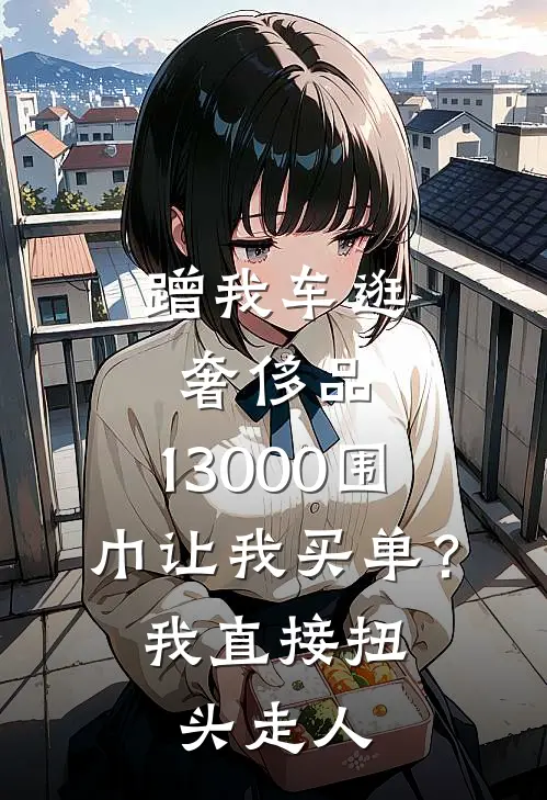 蹭我车逛奢侈品，13000围巾让我买单？我直接扭头走人