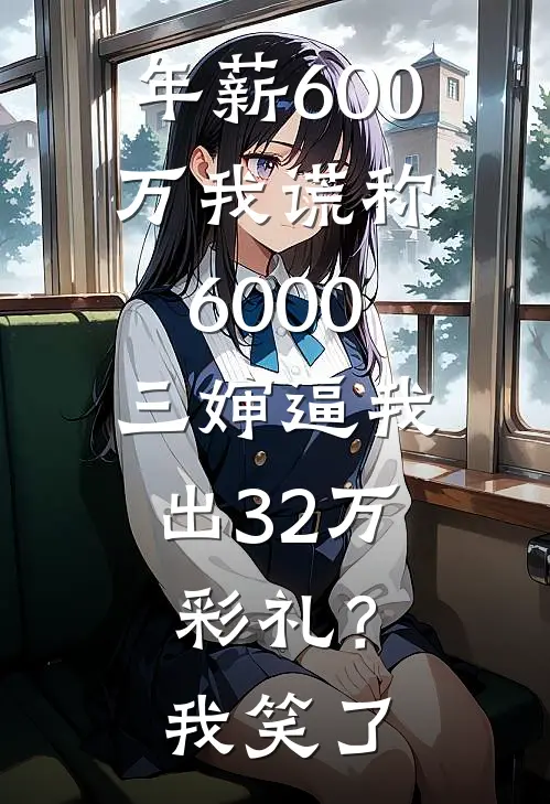 年薪600万我谎称6000，三婶逼我出32万彩礼？我笑了