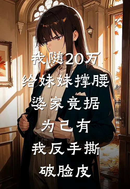 我随20万给妹妹撑腰，婆家竟据为己有，我反手撕破脸皮