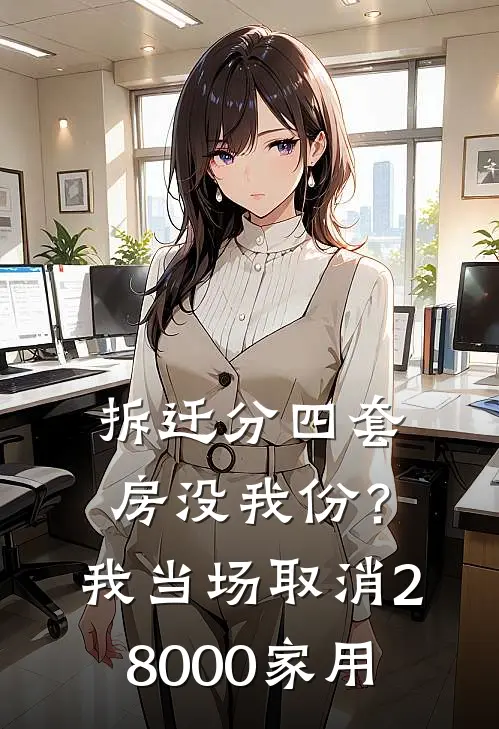 拆迁分四套房没我份？我当场取消28000家用