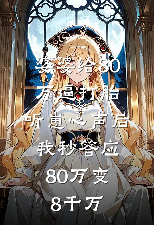 婆婆给80万逼打胎，听崽心声后，我秒答应80万变8千万