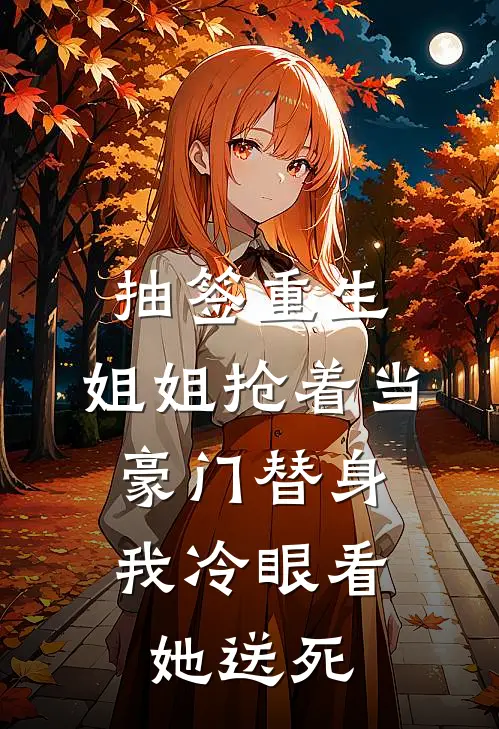 抽签重生，姐姐抢着当豪门替身，我冷眼看她送死