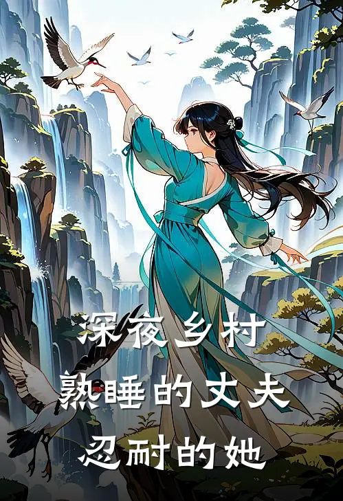 深夜乡村，熟睡的丈夫忍耐的她