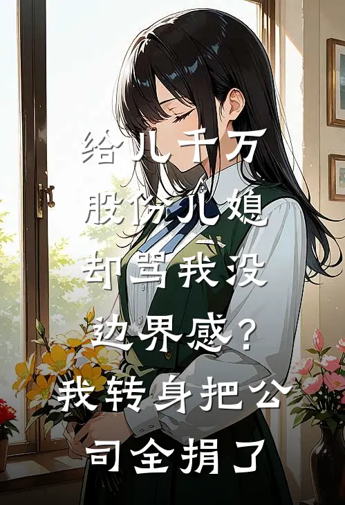 给儿千万股份儿媳却骂我没边界感？我转身把公司全捐了