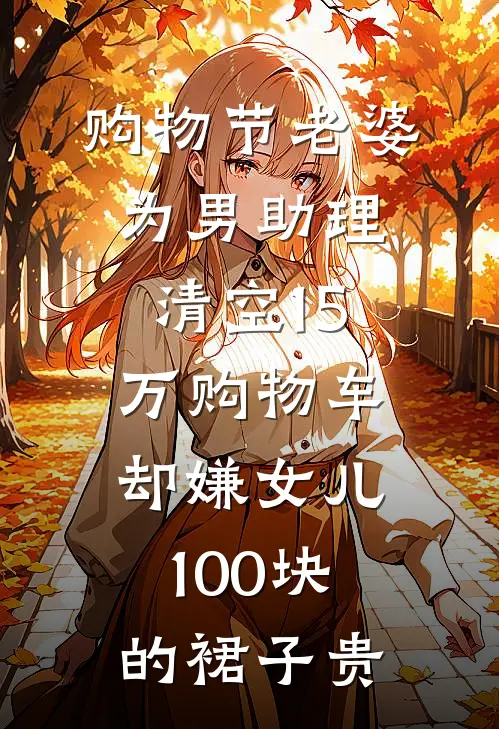 购物节老婆为男助理清空15万购物车，却嫌女儿100块的裙子贵