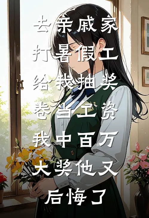 去亲戚家打暑假工给我抽奖卷当工资，我中百万大奖他又后悔了
