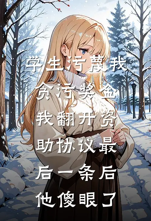 学生污蔑我贪污奖金，我翻开资助协议最后一条后他傻眼了