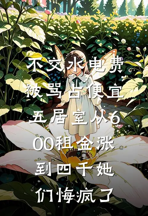 不交水电费被骂占便宜，五居室从600租金涨到四千她们悔疯了