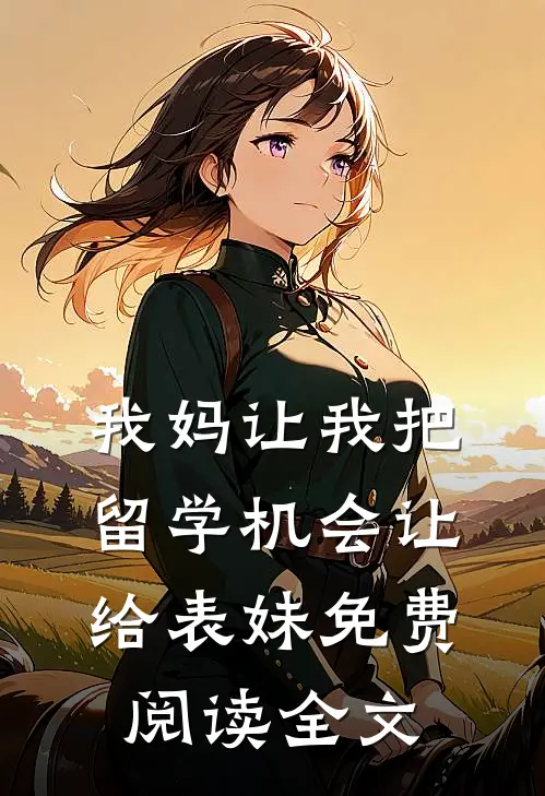 我妈让我把留学机会让给表妹免费阅读全文