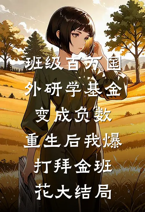 班级百万国外研学基金变成负数，重生后我爆打拜金班花大结局