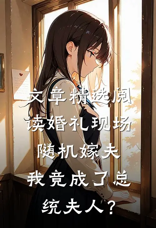 文章精选阅读婚礼现场随机嫁夫，我竟成了总统夫人？