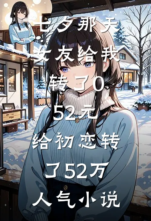 七夕那天，女友给我转了0.52元，给初恋转了52万人气小说