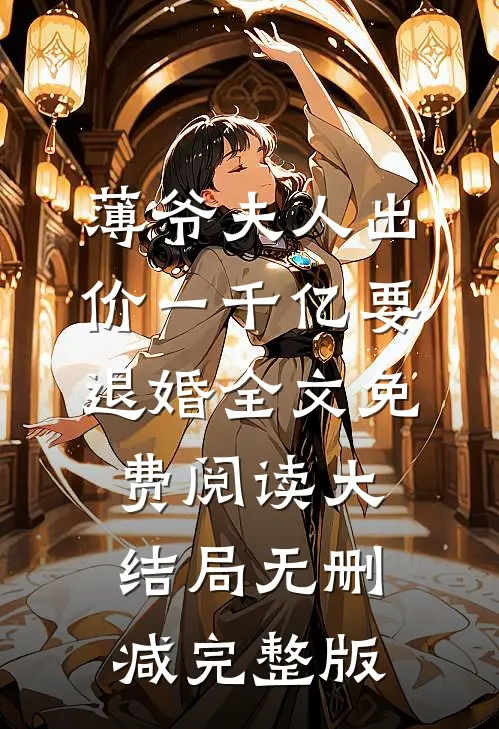 薄爷夫人出价一千亿要退婚叶凝薄寒年免费阅读全文无删减版