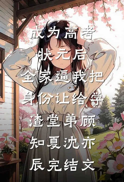 成为高考状元后，全家逼我把身份让给学渣堂弟顾知夏沈亦辰完结文