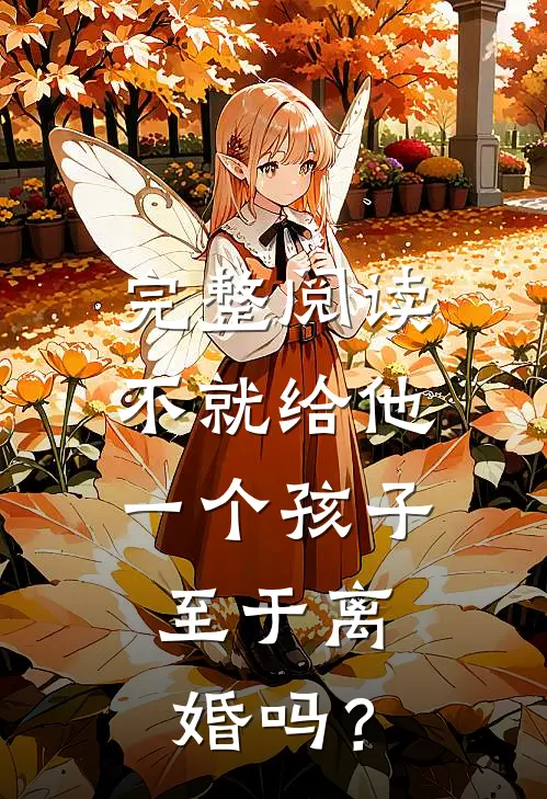 完整阅读不就给他一个孩子，至于离婚吗？