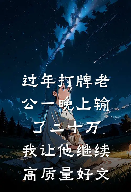 过年打牌老公一晚上输了二十万，我让他继续高质量好文