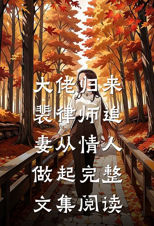 大佬归来，裴律师追妻从情人做起完整文集阅读